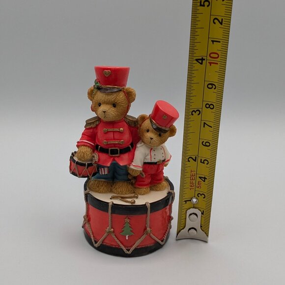 Cherished Teddies Brock and Sheldon Drummer Boy Figurine (0000919) 2004 - Picture 9 of 10